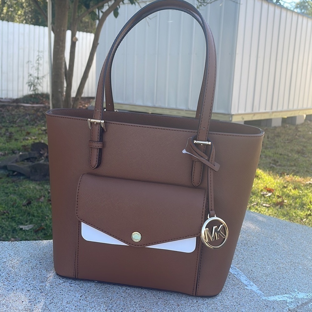Michael Kors jet set leather tote - Picture 5 of 14